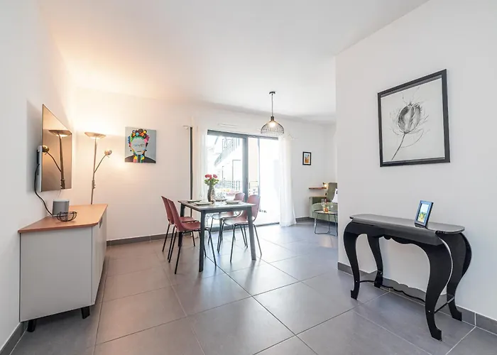 Queen Riviera : Climatisation, Parking, Terrasse Lejlighed